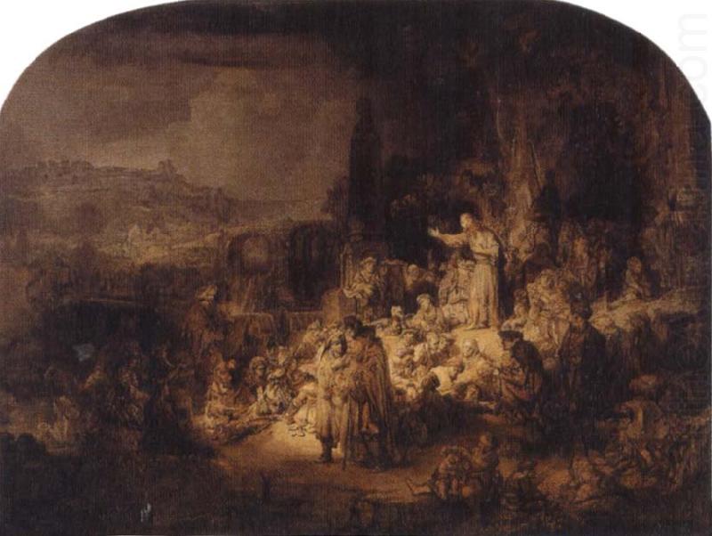 St.John the Baptist Preaching, REMBRANDT Harmenszoon van Rijn